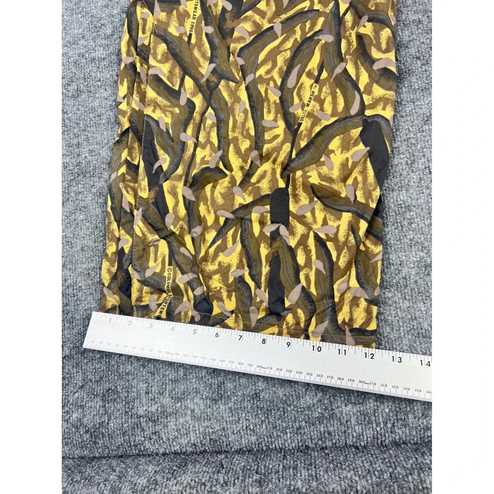 Columbia Delta Marsh Camo Hunting Pants 3XL Yellow Brown Vintage 1995 HS8280